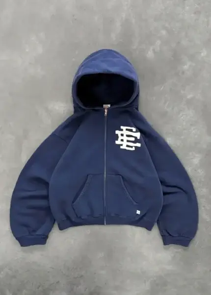 ERIC EMANUEL x AKIMBO x TYRRELL WINSTON ZIP UP FADED NAVY