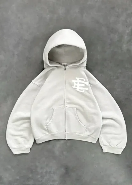 ERIC EMANUEL x AKIMBO x TYRRELL WINSTON ZIP UP HEATHER GREY